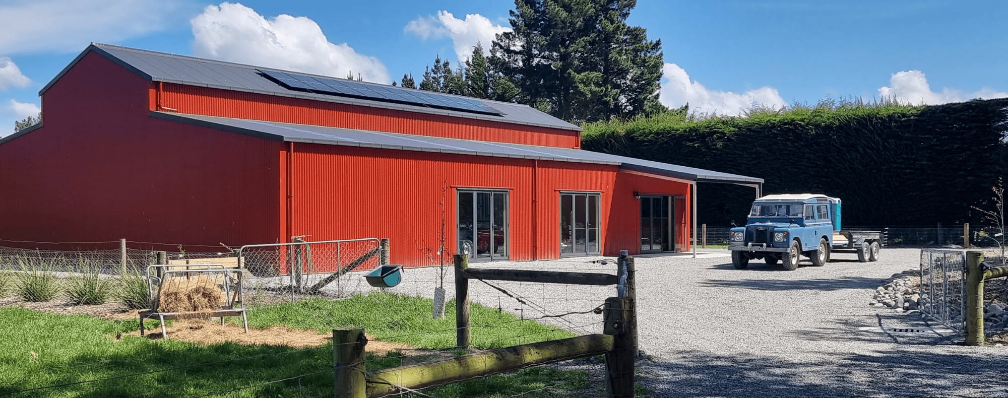 Scoria red barn - Wide Span Sheds Scoria red barn - Wide Span Sheds