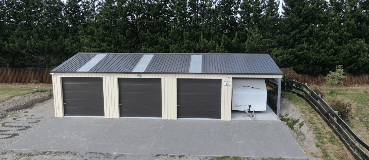 Rural caravan storage