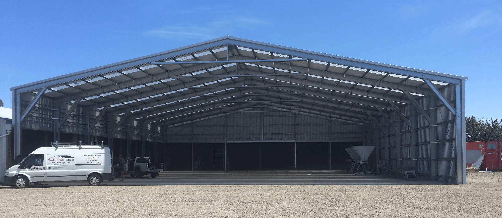 Shed cover - Central Otago