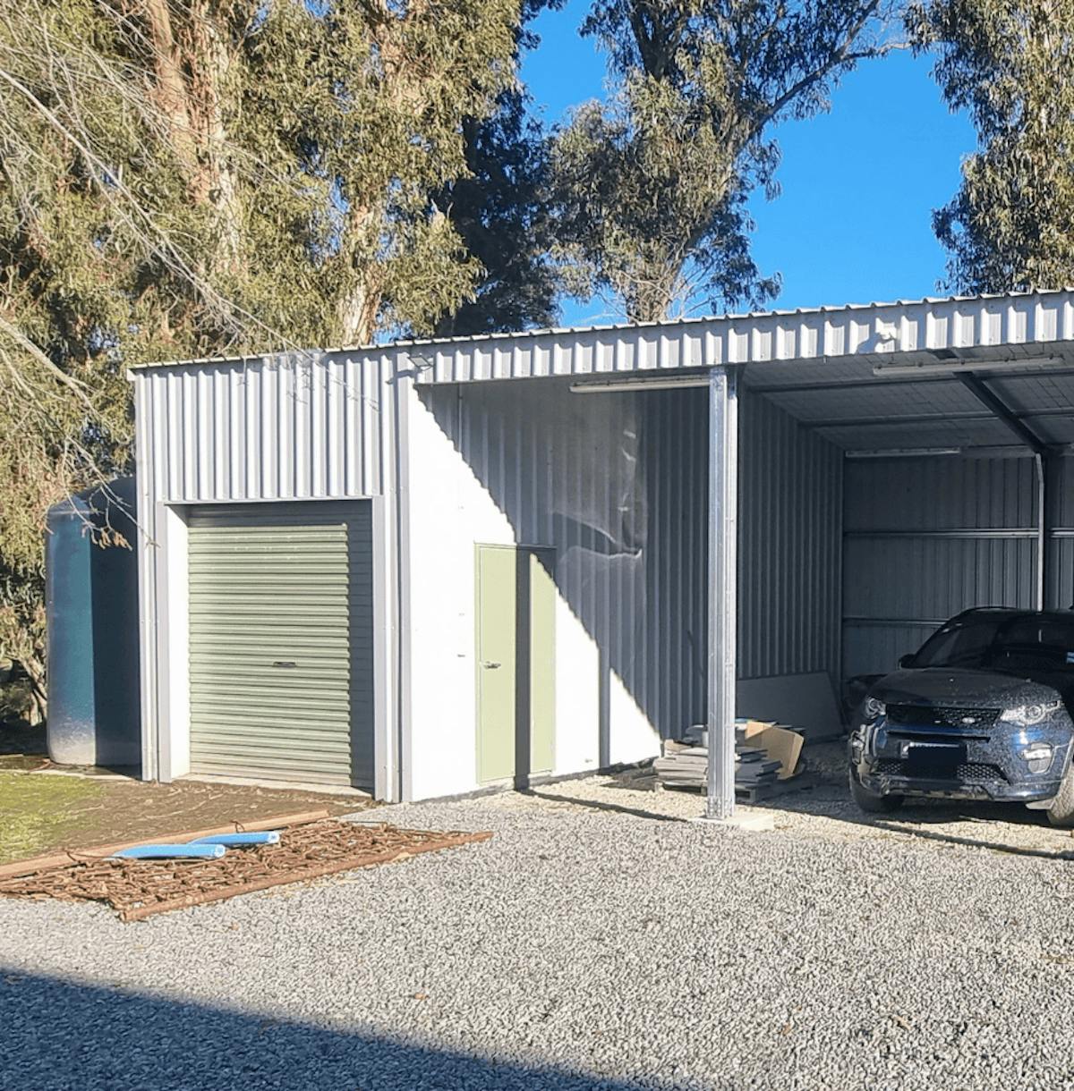 Carport and garage shed - Wide Span Sheds