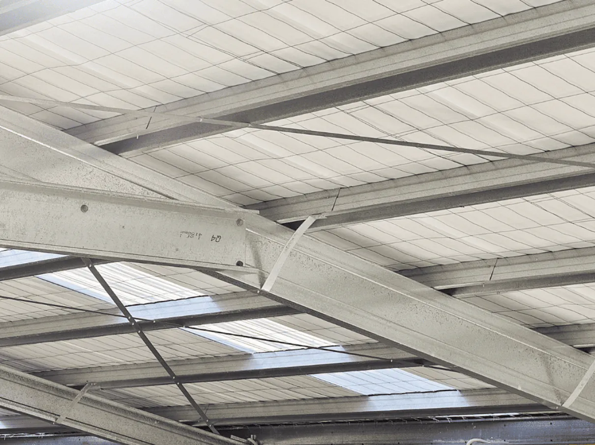 Industrial steel roof - Wide Span Sheds