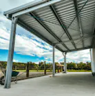 Equine canopy shed - Wide Span Sheds
