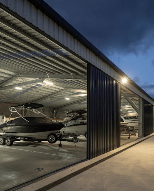 Commercial steel shed - Wide Span Sheds