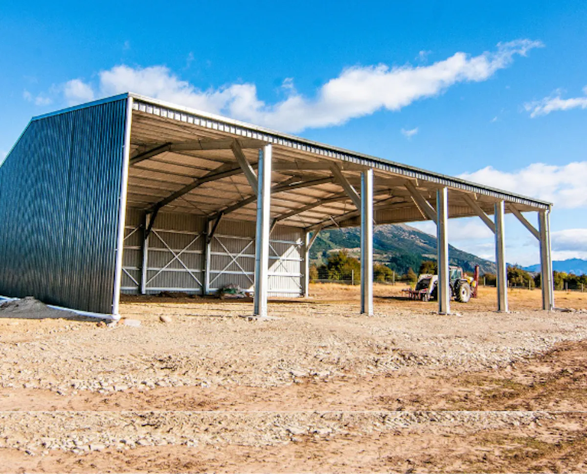 Multi purpose hay shed