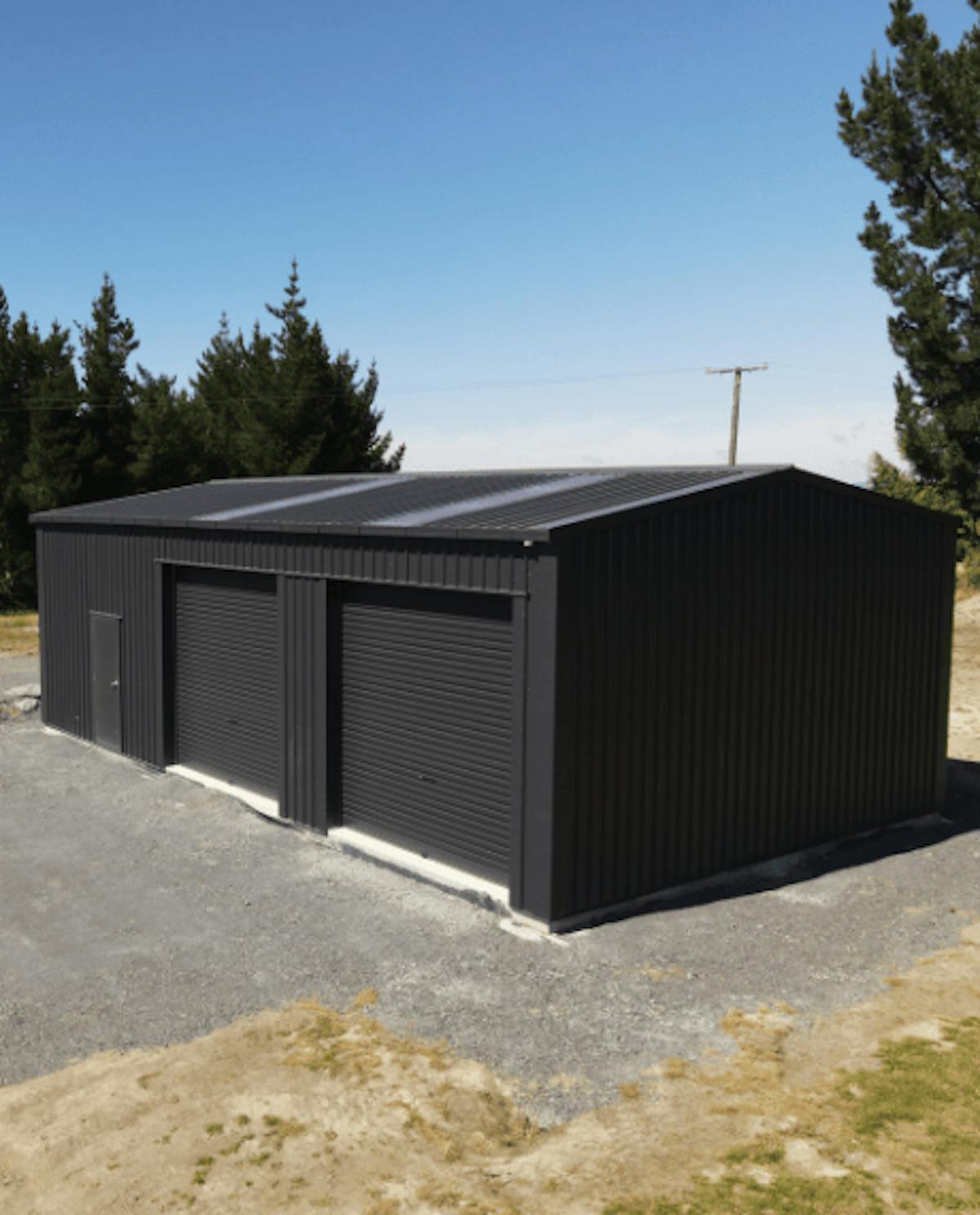3-bay semi-rural shed