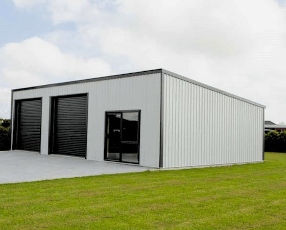 Double garage office