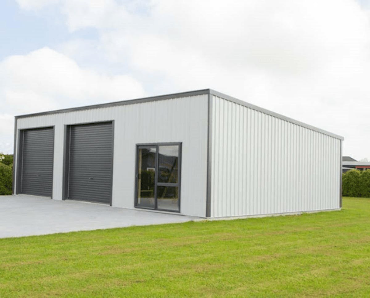 Double garage with office