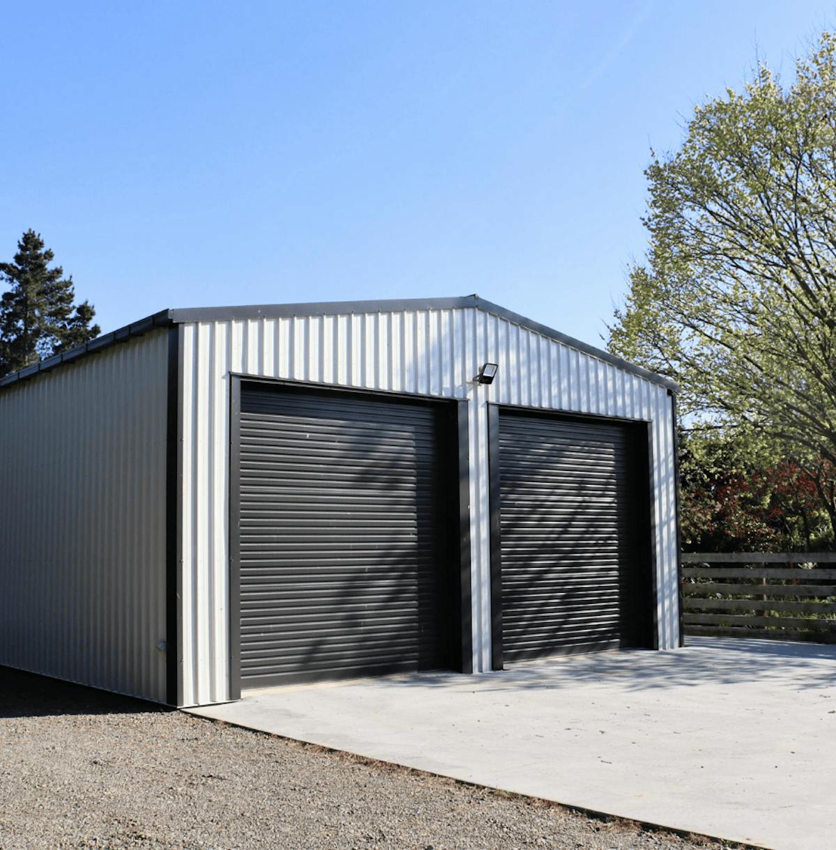 Residential global double garage