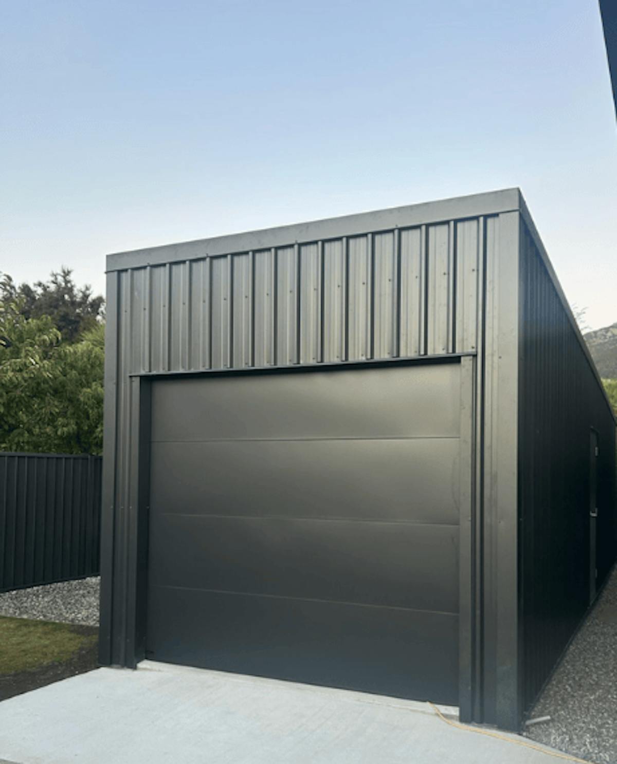 Single COLORSTEEL garage