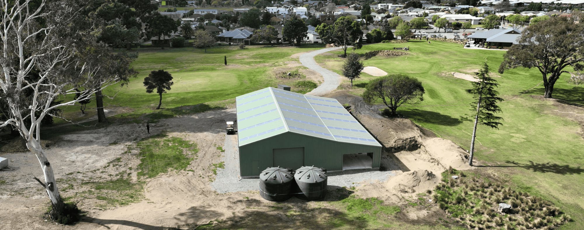 Large caretakers shed