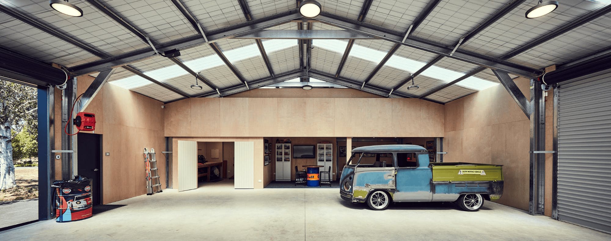 Man cave - Wide Span Sheds Man cave - Wide Span Sheds