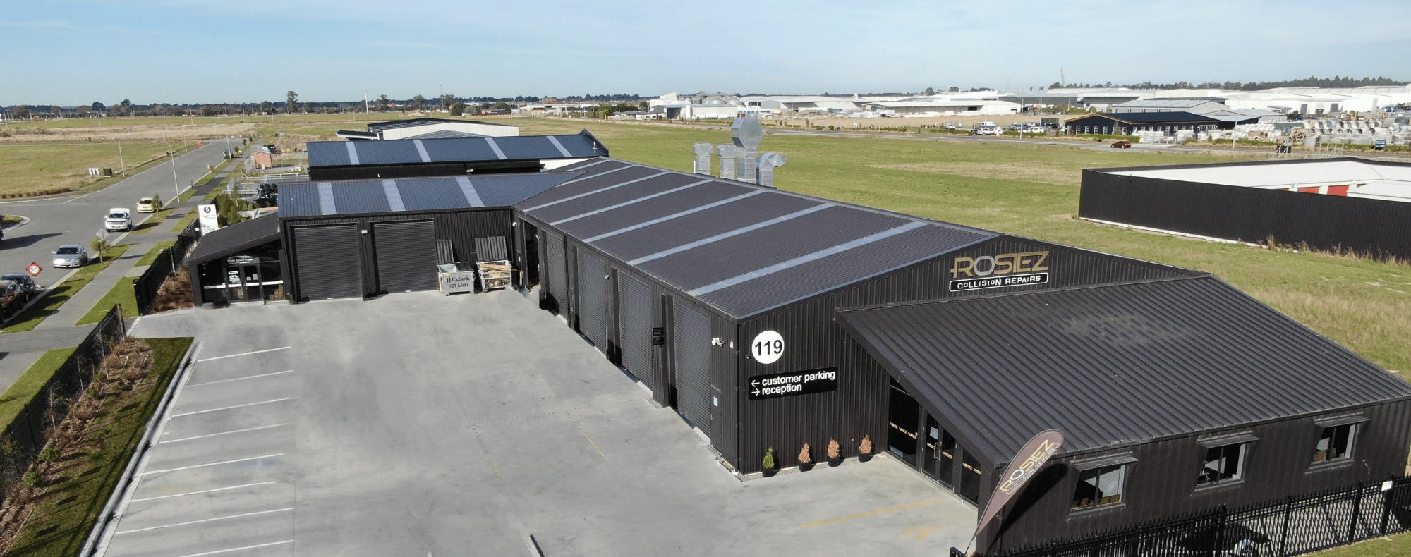 Large Industrial Warehouse Shed with Offices - Wide Span Sheds Large Industrial Warehouse Shed with Offices - Wide Span Sheds
