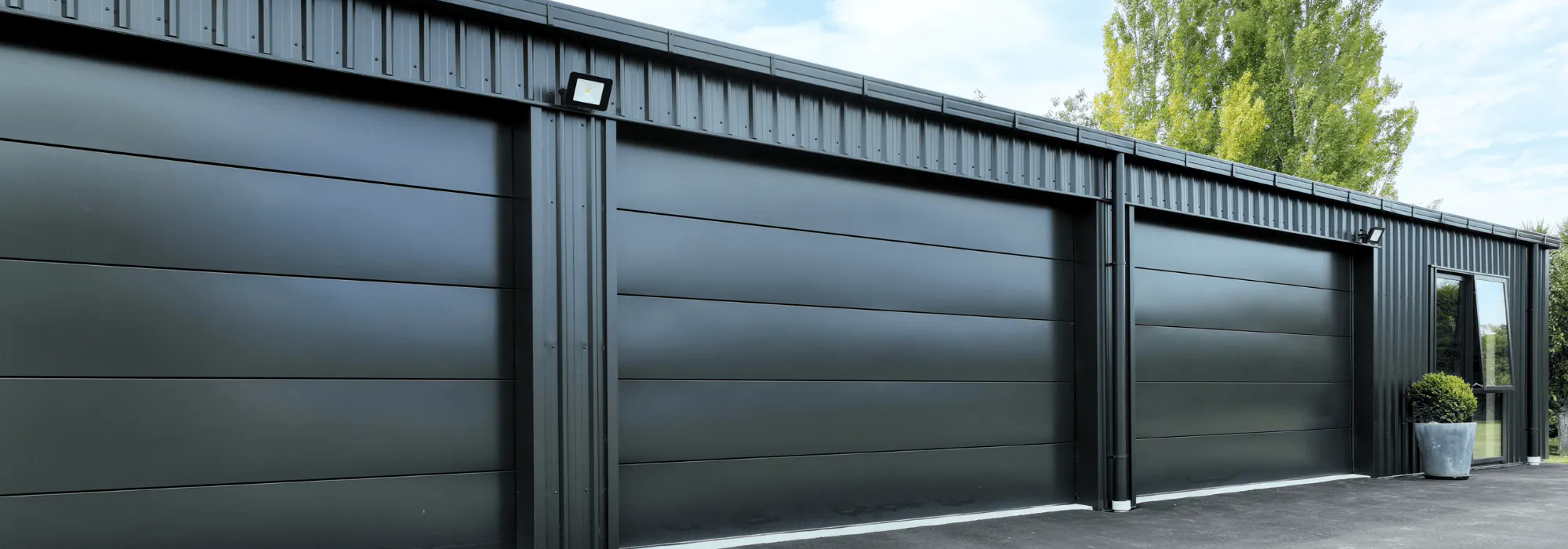 4 Bay steel shed inspiration - Wide Span Sheds