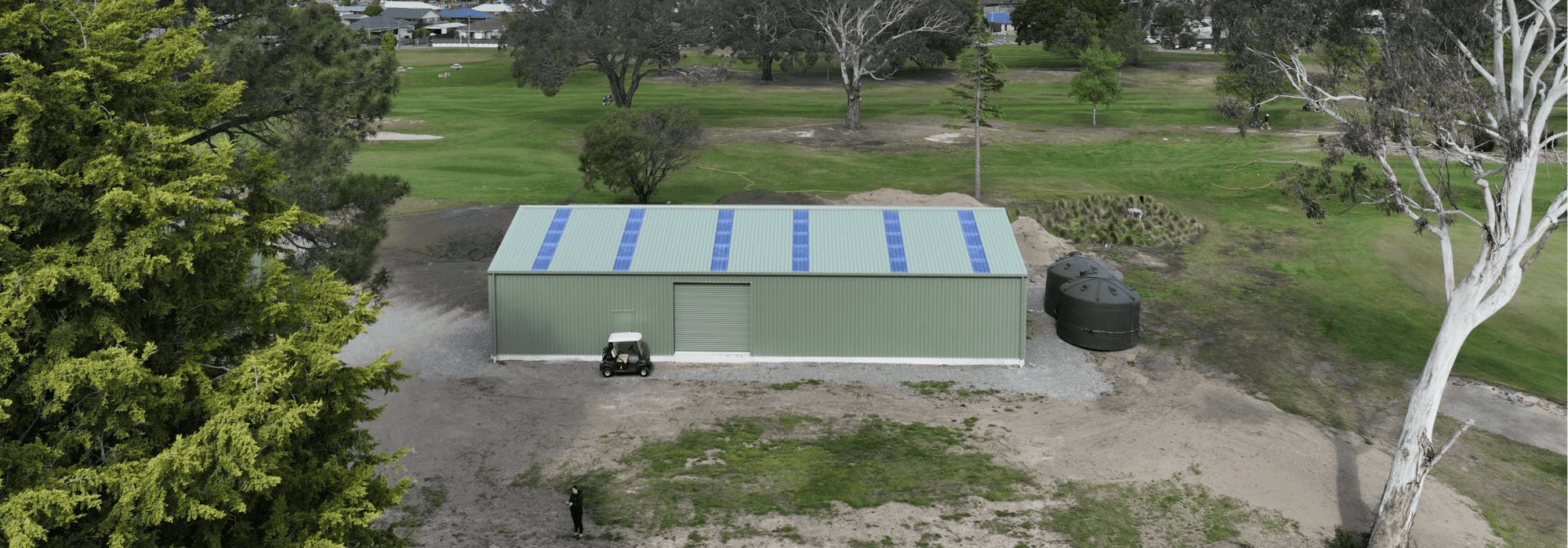 Steel storage shed - Avondale