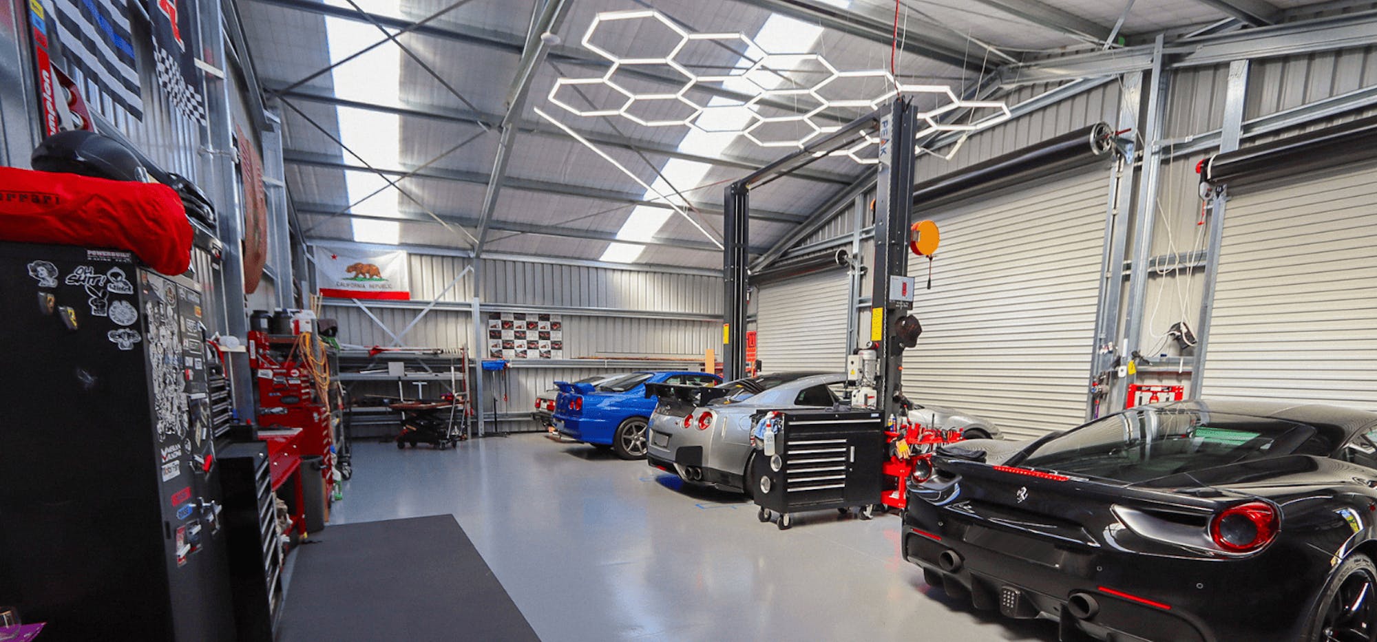 Car Collectors Workshop Shed