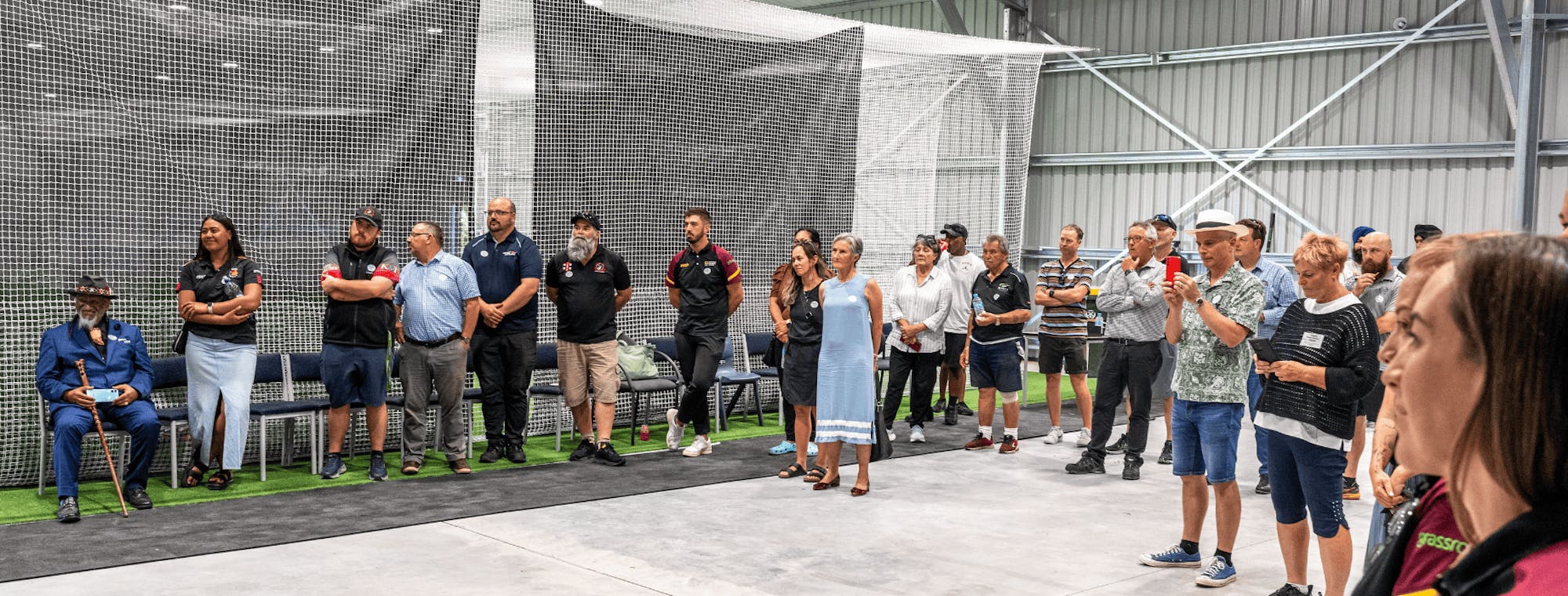 Cricket club community shed design community attending