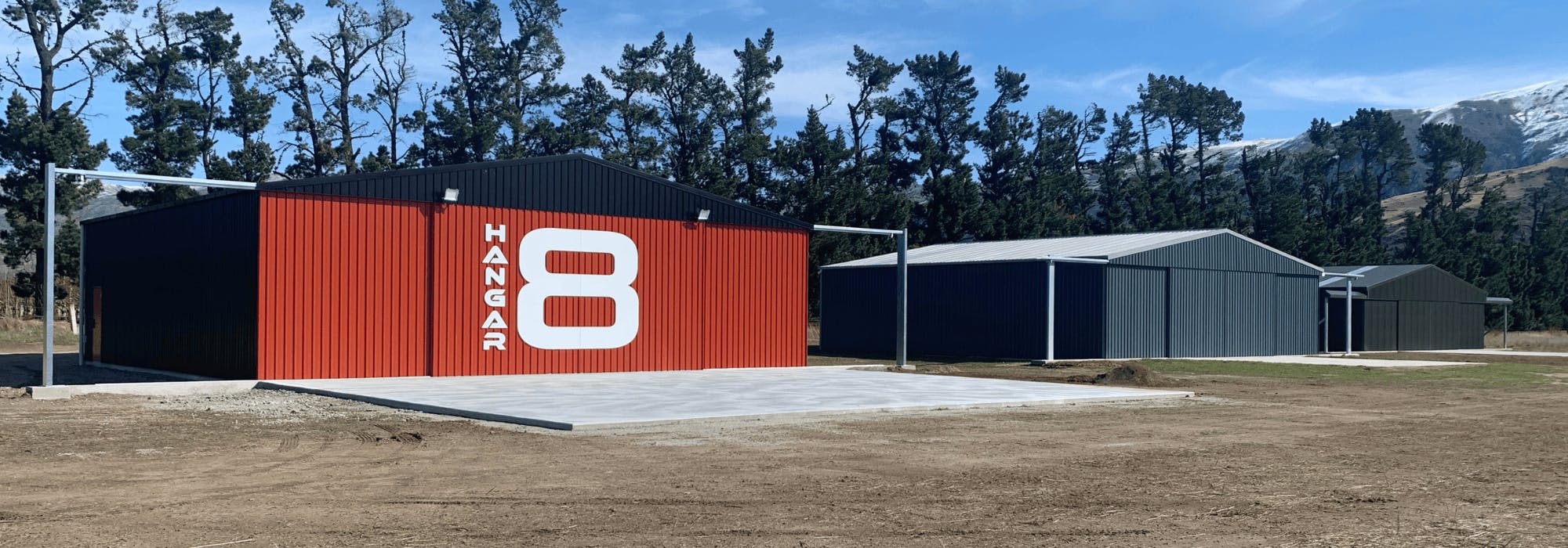 Number 8 Red Hangar - Design inspiration for steel sheds