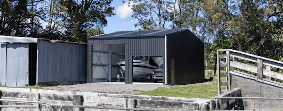 Rural farm boat shed - Wide Span Sheds