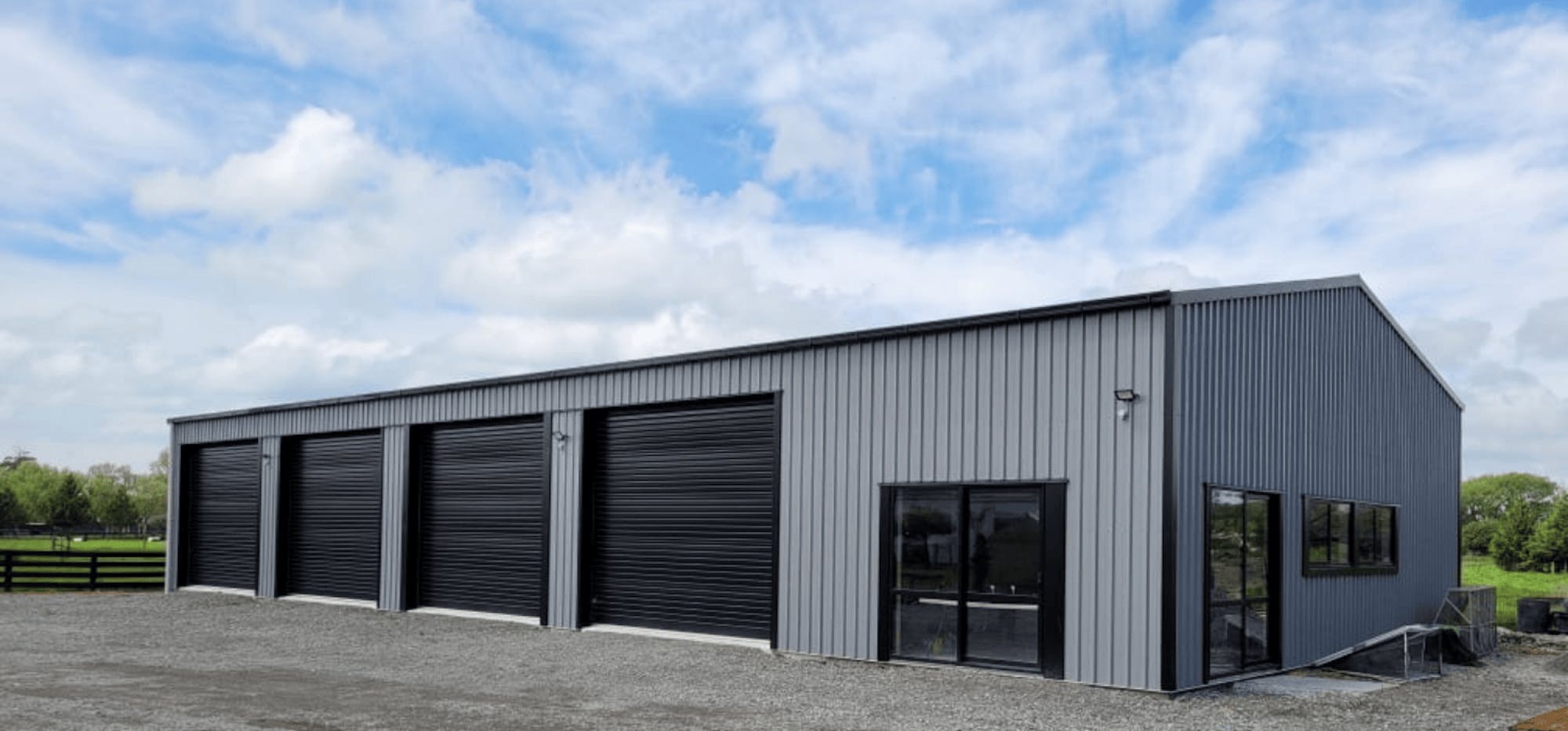 Large Rural Lifestyle Shed and Workshop 4-Bay Shed