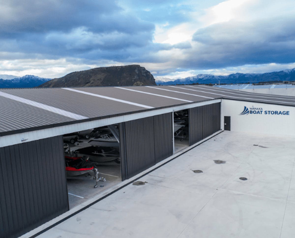 Wanaka Boat Shed - Open bays with boats inside