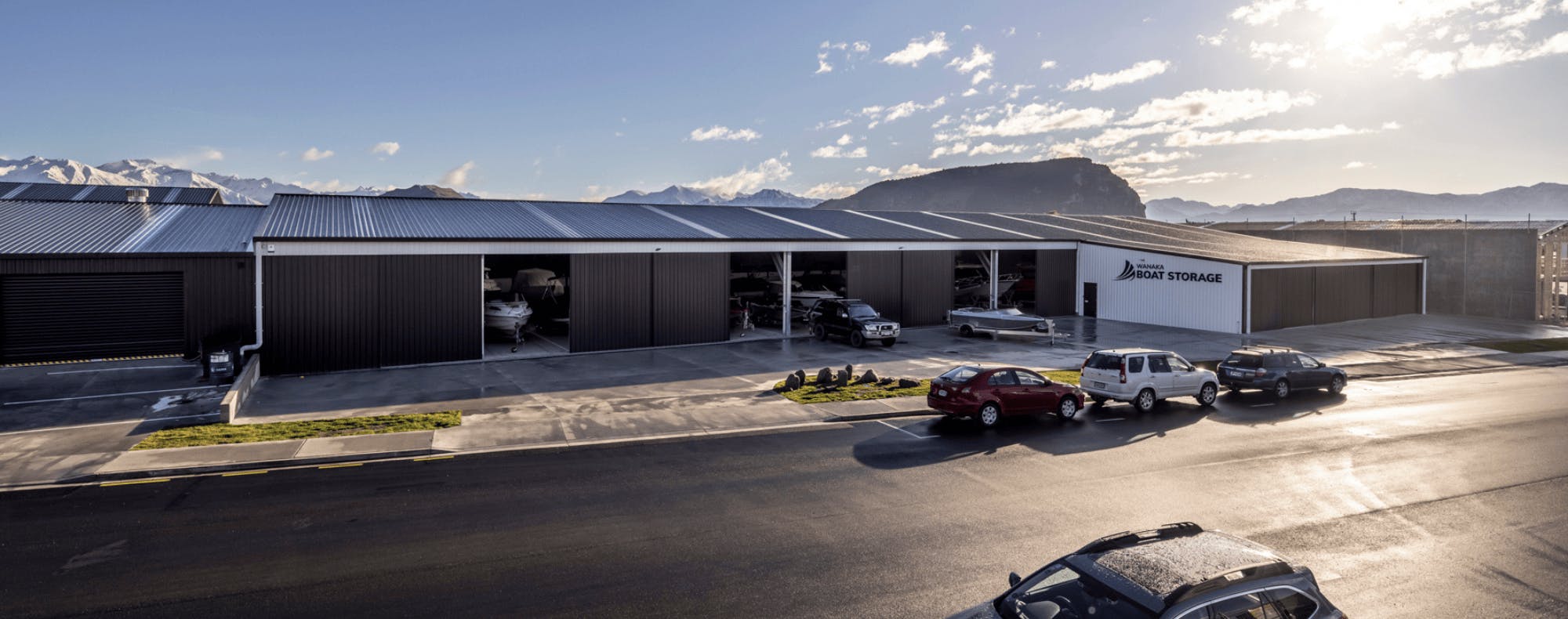 Wanaka Boat Shed - View from a distance