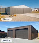 Gable and skillion hangar Gable and skillion hangar