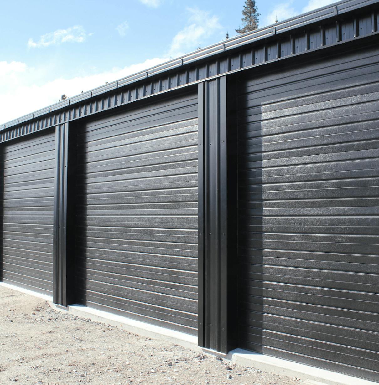 10x20 dark shed - Wide Span Sheds