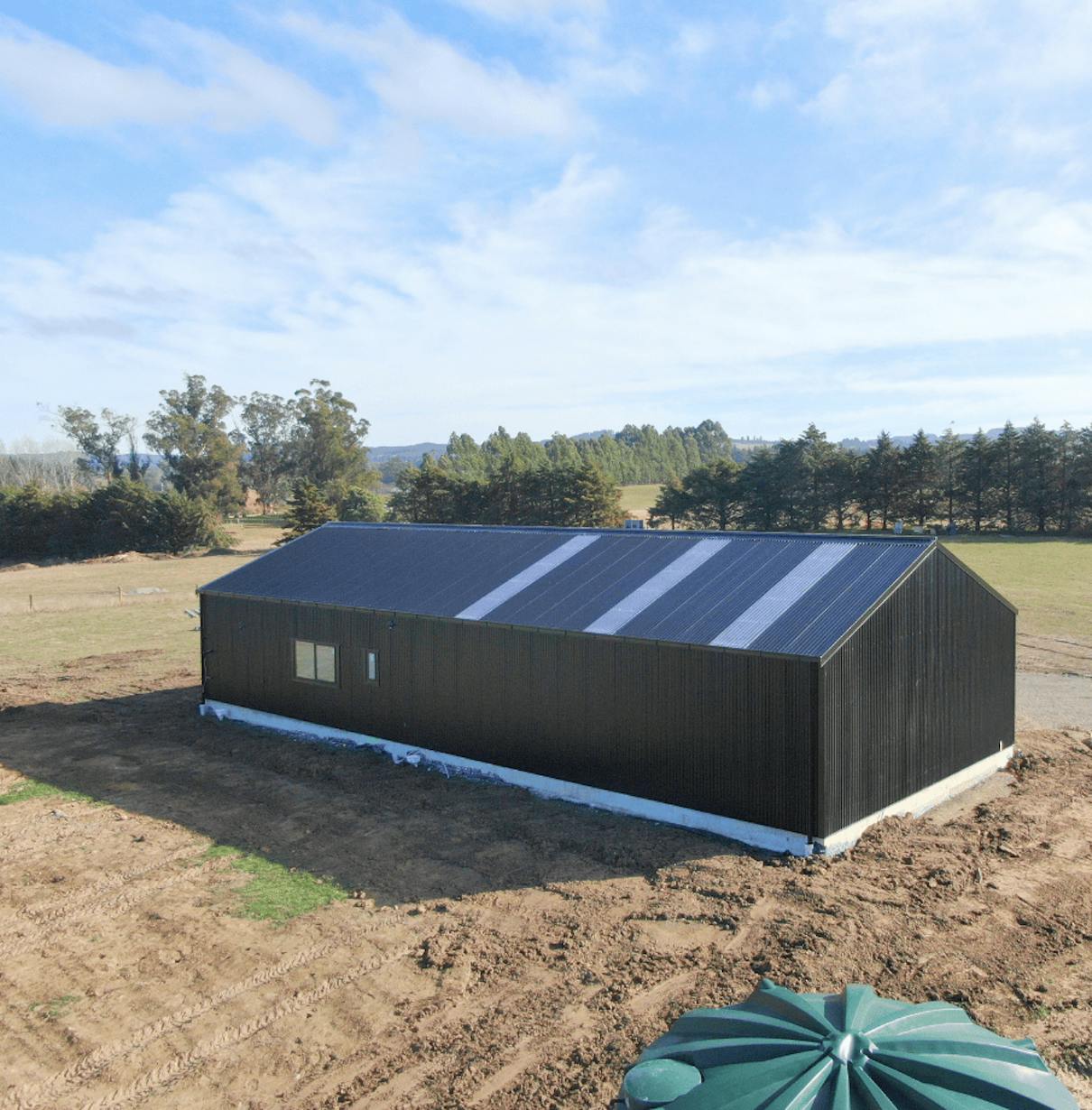 10x20 steel shed exterior - Wide Span Sheds