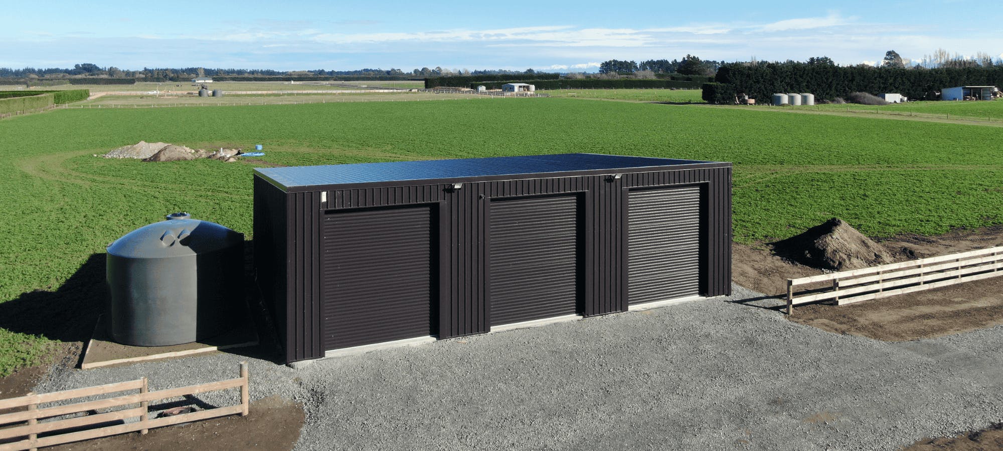 12x25 steel shed - Wide Span Sheds