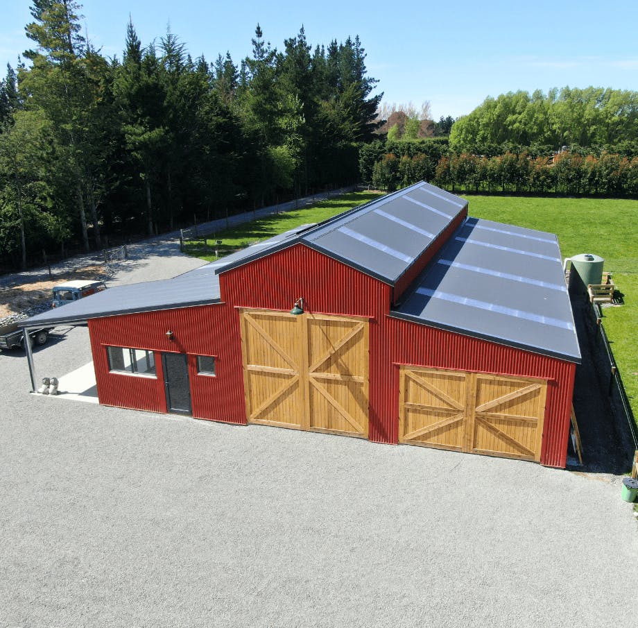 Custom designed shed - Wide Span Sheds Custom designed shed - Wide Span Sheds