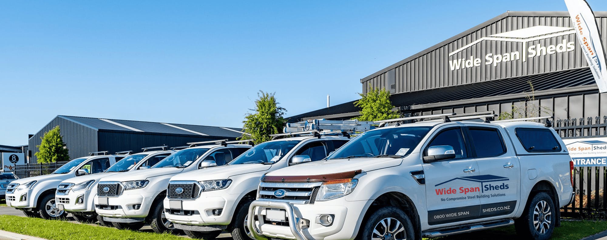 Wide Span Sheds fleet
