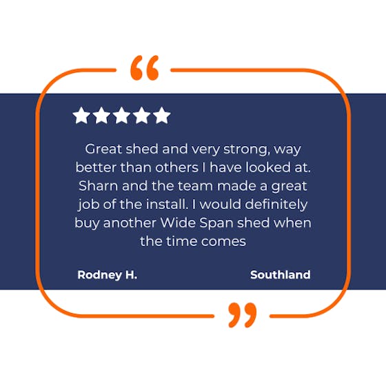 Customer Review - Rodney H from Southland