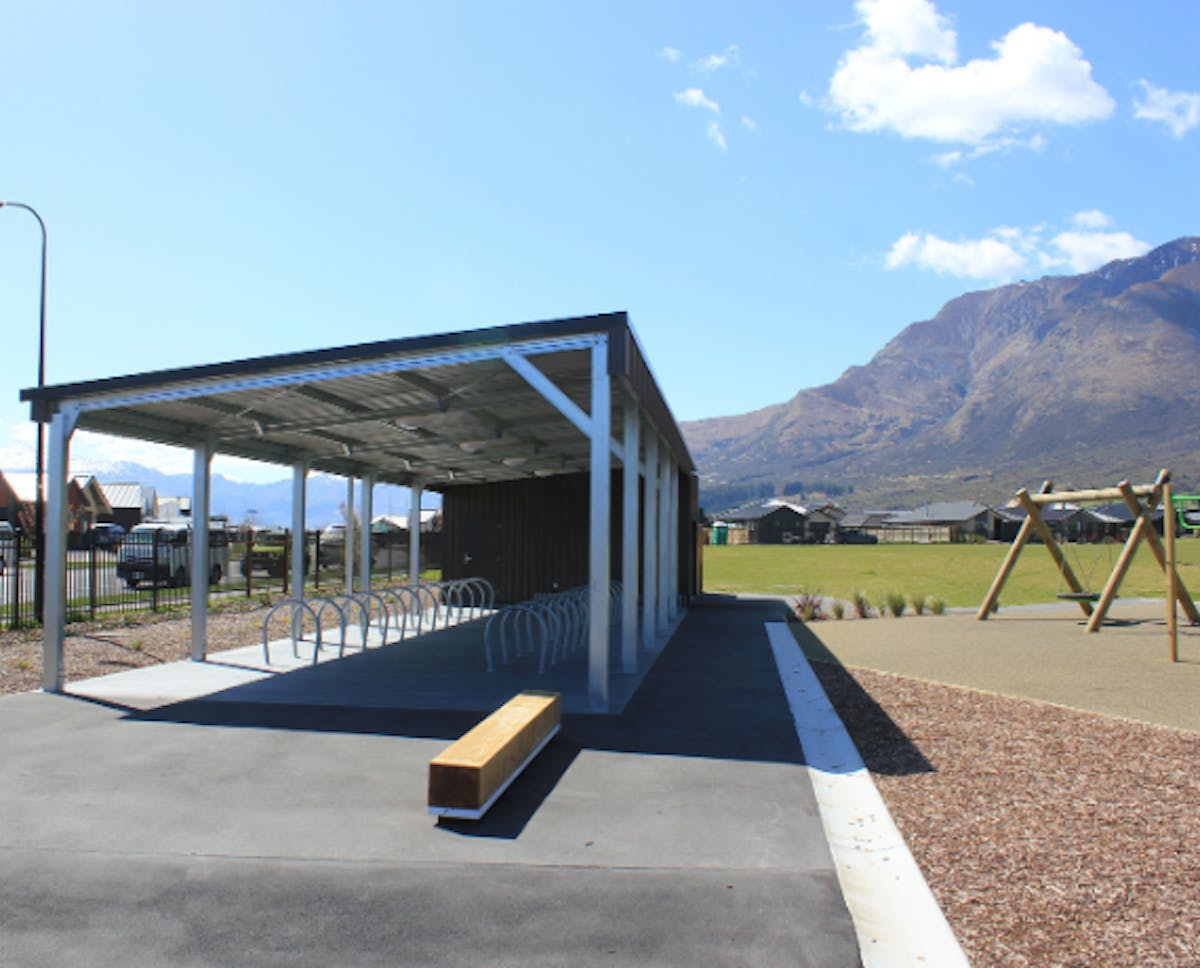Bike shelter - Wide Span Sheds
