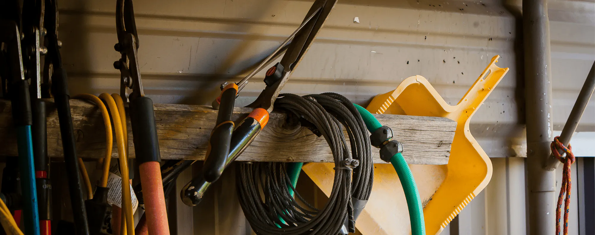 She shed tool storage