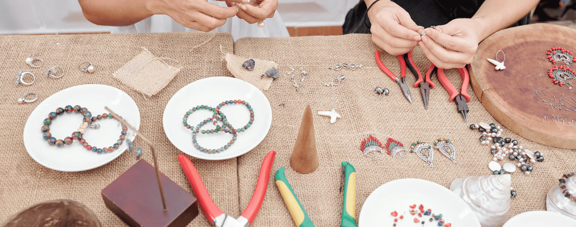 She shed making arts and crafts