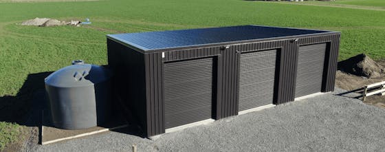 Skillion roof shed - Wide Span Sheds