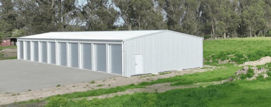 Zinc storage shed