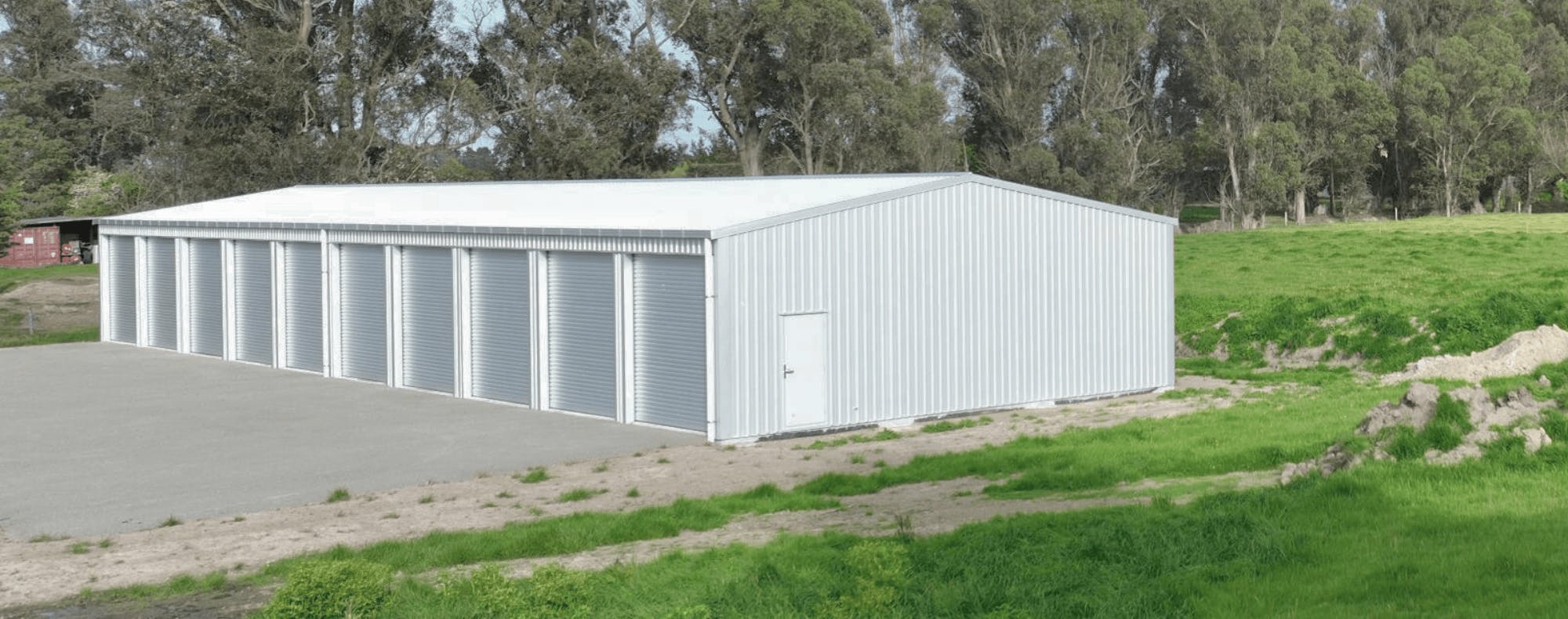 Zinc storage shed Zinc storage shed